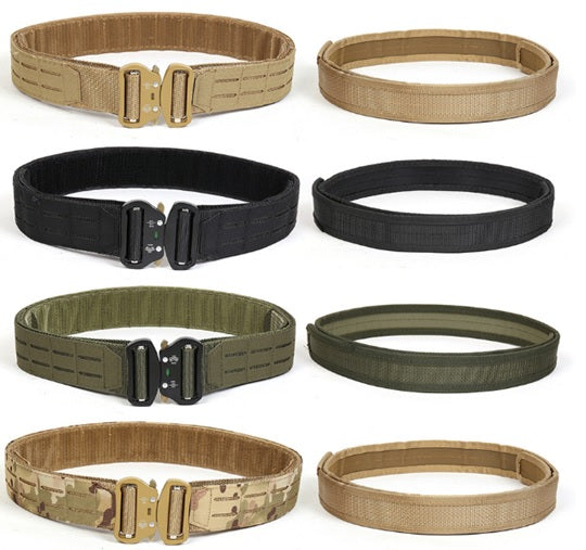 Tactical Battle Belt-MOLLE-Quick Release Buckle color options